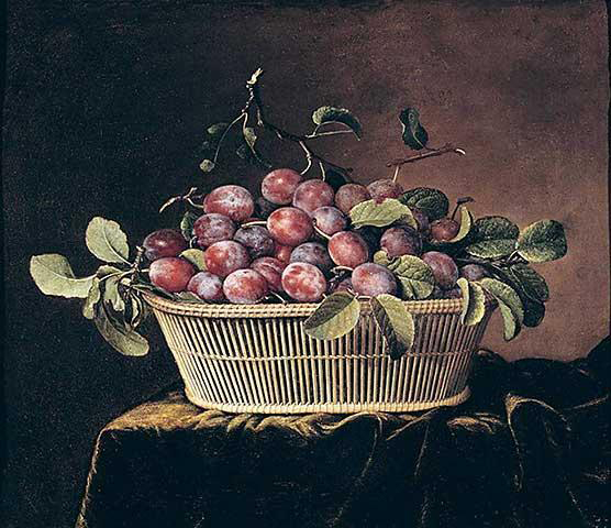 unknow artist Basket of Plums